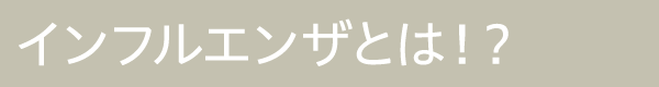 インフルエンザとは